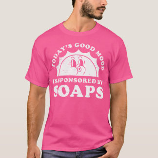 Grappige Schattigee retro zeep of soap opera's T-shirt