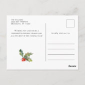 Grappige Schattigee Santa Gnomes Kerstvakantie Briefkaart (Achterkant)