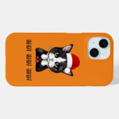 Grappige Schattigee sarcastische kerstkat Case-Mate iPhone Case (Achterkant (horizontaal))