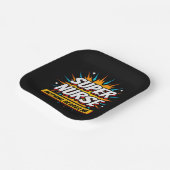 Grappige Schattigee Sarcastische Superhero Verplee Papieren Bordje (Gebogen)