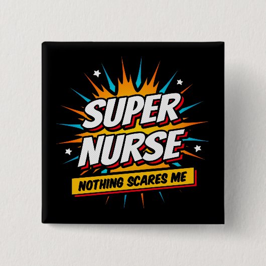 Grappige Schattigee Sarcastische Superhero Verplee Vierkante Button 5,1 Cm (Voorkant)