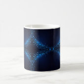 Grappige Schattigee Sparkles op Deep Blue Koffiemok (Center)
