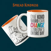 Grappige Schattigee trendy verandering offerte Tweekleurige Koffiemok