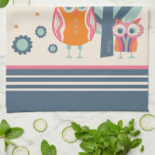 Grappige Schattigee uilen zijn raar citaat Theedoek (Gevouwen)