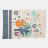 Grappige Schattigee uilen zijn raar citaat Theedoek (Horizontaal)