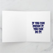 Grappige Schattigee vleermuis Ja Je kunt een duize Kaart (Binnen)