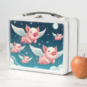 Grappige Schattigee Vliegende Varkens in de Sterre (In situ)