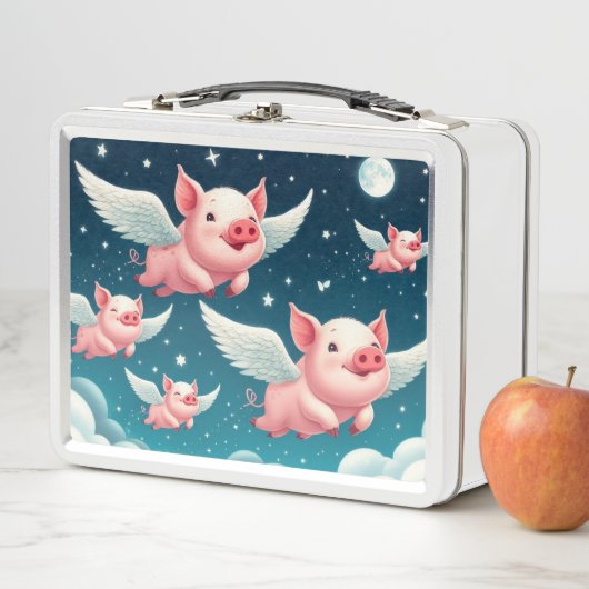 Grappige Schattigee Vliegende Varkens in de Sterre (In situ)