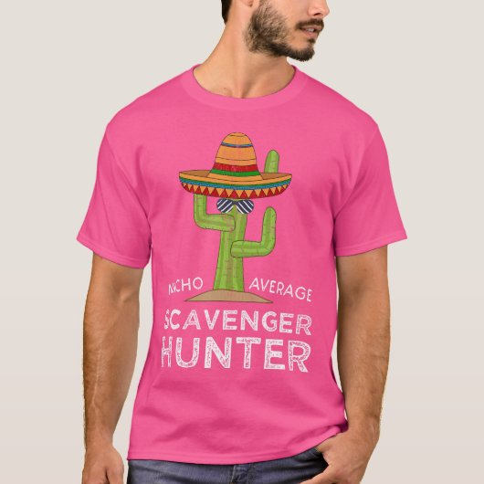 Grappige Schatzoekersjager T-shirt (Voorkant)