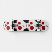 Grappige schedel cartoon monster persoonlijk skateboard (Horizontaal)