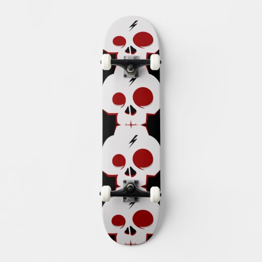 Grappige schedel cartoon monster persoonlijk skateboard (Voorkant)
