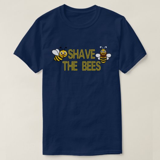 Grappige Scheer De Bijen T-shirt (Design voorkant)