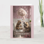 Grappige Scheet Valentijnsdag Kaart (Voorkant)