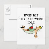 grappige scheiding briefkaart (Voorkant / Achterkant)