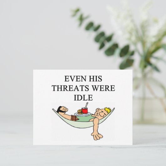 grappige scheiding briefkaart (Staand voorkant)