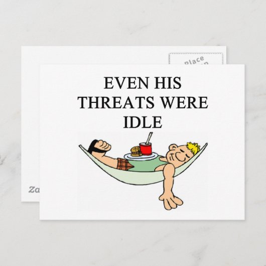 grappige scheiding briefkaart (Voorkant / Achterkant)