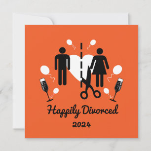 Grappige scheidingsgeschenken  kaart