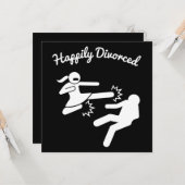 Grappige scheidingsgeschenken uit sympathie kaart (Voorkant / Achterkant in situ)