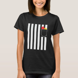 Grappige Scheidsrechter Fancy Dress Halloween Kost T-shirt
