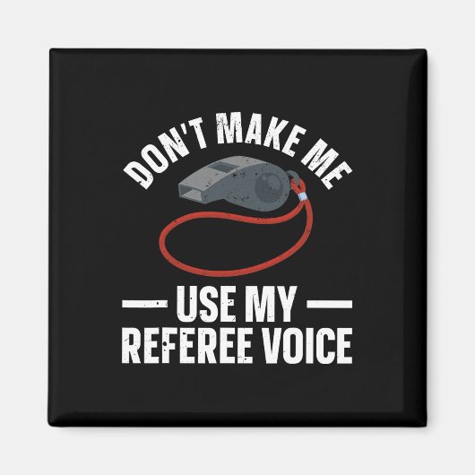 Grappige Scheidsrechter Kunst voor Mannen Vrouwen  Magneet (Voorkant)