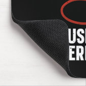 Grappige Scheidsrechter Kunst voor Mannen Vrouwen  Muismat (Hoek)