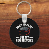 Grappige Scheidsrechter Kunst voor Mannen Vrouwen  Sleutelhanger (Voorkant)