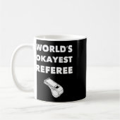 Grappige scheidsrechter S - World's Okayest Scheid Koffiemok (Links)
