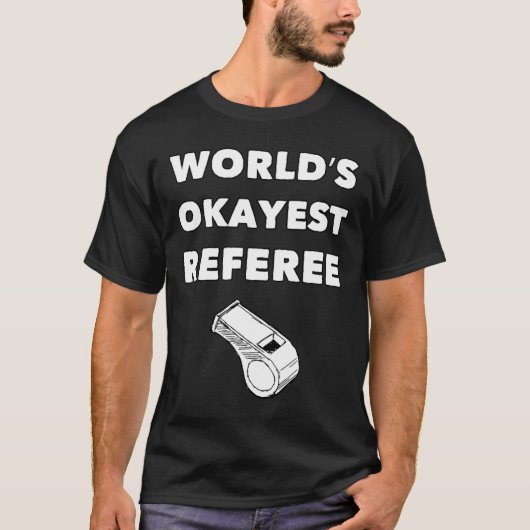 Grappige scheidsrechter S - World's Okayest Scheid T-shirt (Voorkant)