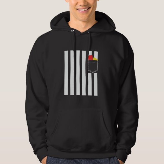 Grappige Scheidsrechter Verkleed Kostuum Halloween Hoodie (Voorkant)