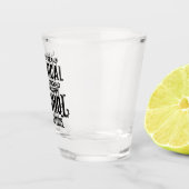 Grappige Scheikunde Alcohol Humor Shot Glas (Rechts)