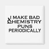 Grappige scheikunde citaten voor chemicus magneet (Voorkant)