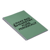 Grappige scheikunde citaten voor chemicus notitieboek (Rechterzijde)