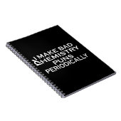 Grappige scheikunde citaten voor chemicus notitieboek (Rechterzijde)