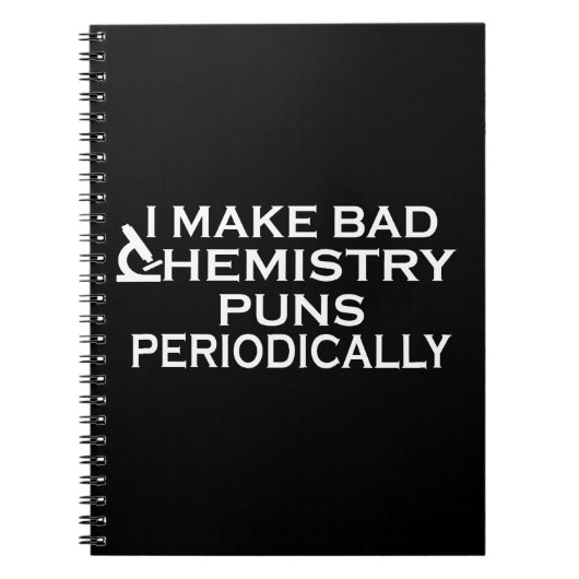 Grappige scheikunde citaten voor chemicus notitieboek (Voorkant)