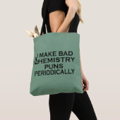 Grappige scheikunde citaten voor chemicus tote bag (Dichtbij)