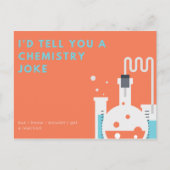 Grappige scheikunde grap briefkaart (Voorkant)