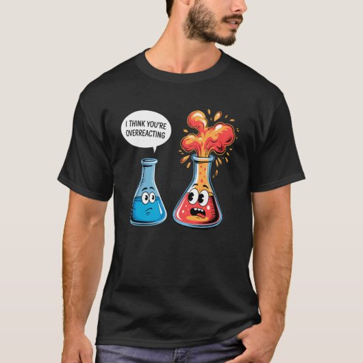 Grappige scheikunde leraar Ik denk dat je T-shirt (Voorkant)