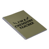 Grappige scheikunde leraren citaten notitieboek (Rechterzijde)