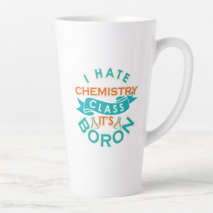 Grappige scheikunde les is Boor wetenschapsleraar  Latte Mok