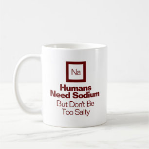 Grappige scheikunde Natrium Citaat Nerd Cadeau  Koffiemok