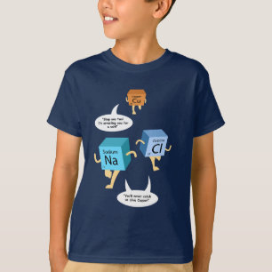 Grappige scheikunde nerd chemische elementen verja t-shirt