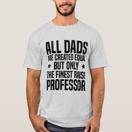 Grappige scheikunde professor Dad White T-shirt (Voorkant)