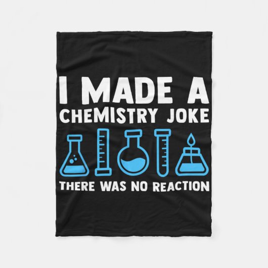 Grappige scheikunde wetenschapsleraar scheikundige fleece deken (Voorkant)