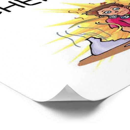 grappige scheikundige grap poster (Hoek)