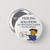 grappige scheikundige grap ronde button 5,7 cm (Voorkant /achterkant)