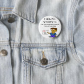 grappige scheikundige grap ronde button 5,7 cm (In situ)