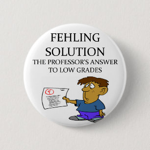 grappige scheikundige grap ronde button 5,7 cm