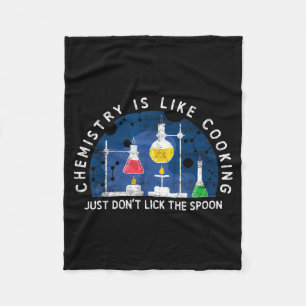 Grappige Scheikundige Scheikunde Is Als Koken Wete Fleece Deken