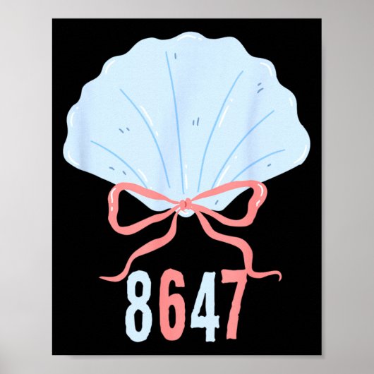 Grappige schelpen Zee Schelpen Strand Grappig 13 Poster (Voorkant)