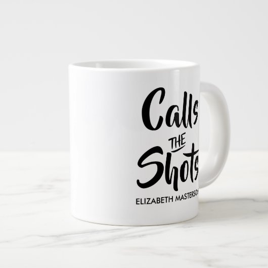 Grappige Schenkt De Sjekken Grote Koffiekop (Voorkant rechts)